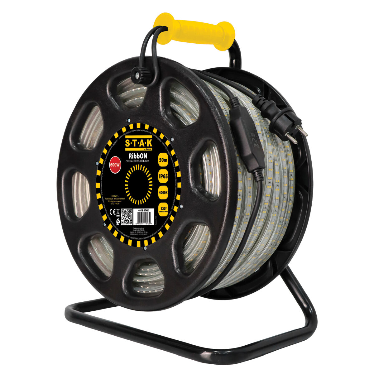 Tiras LED Stak 610 W Leve LED 4000 K 65000 Lm Luz branca