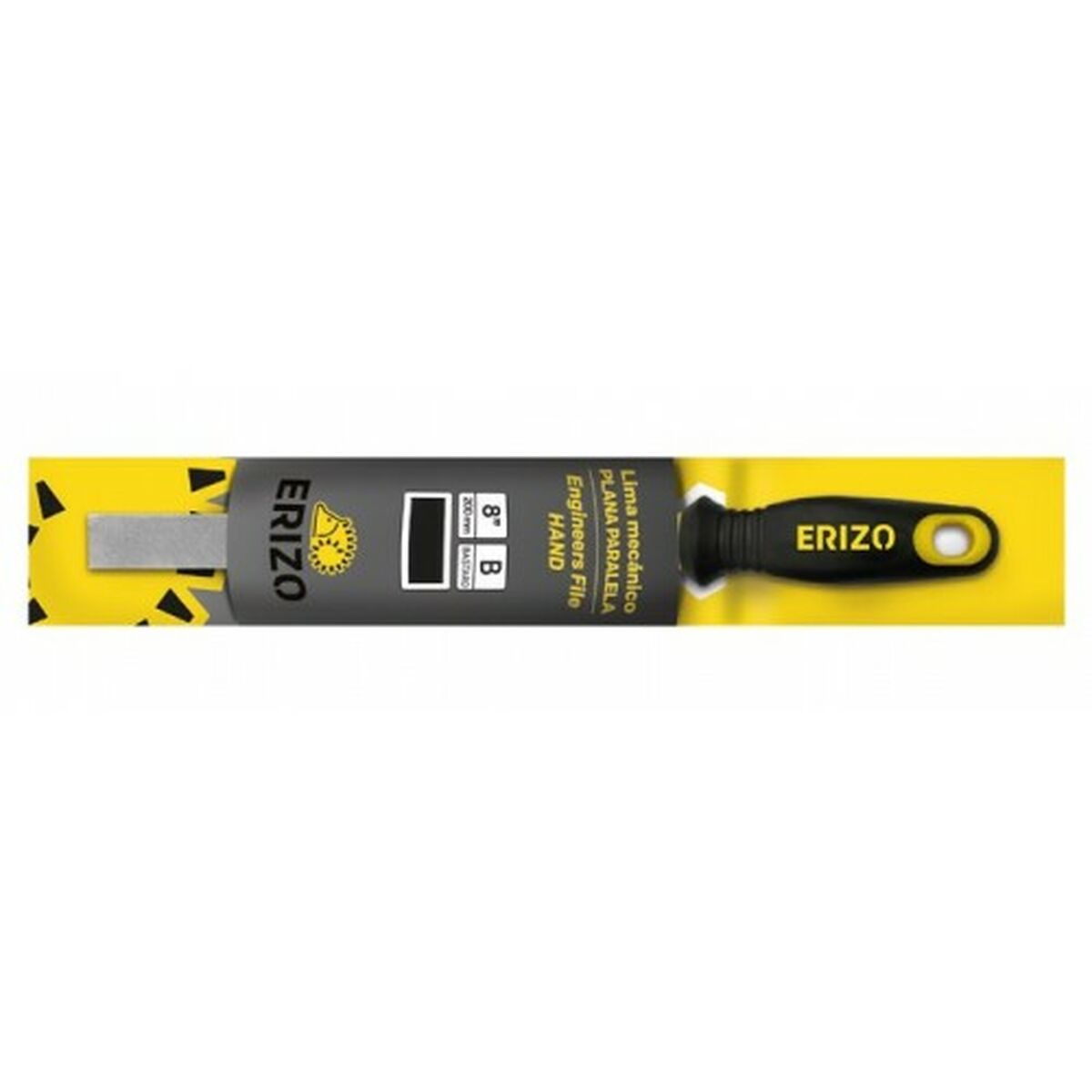 Lima plana ERIZO 8" Paralela Basta