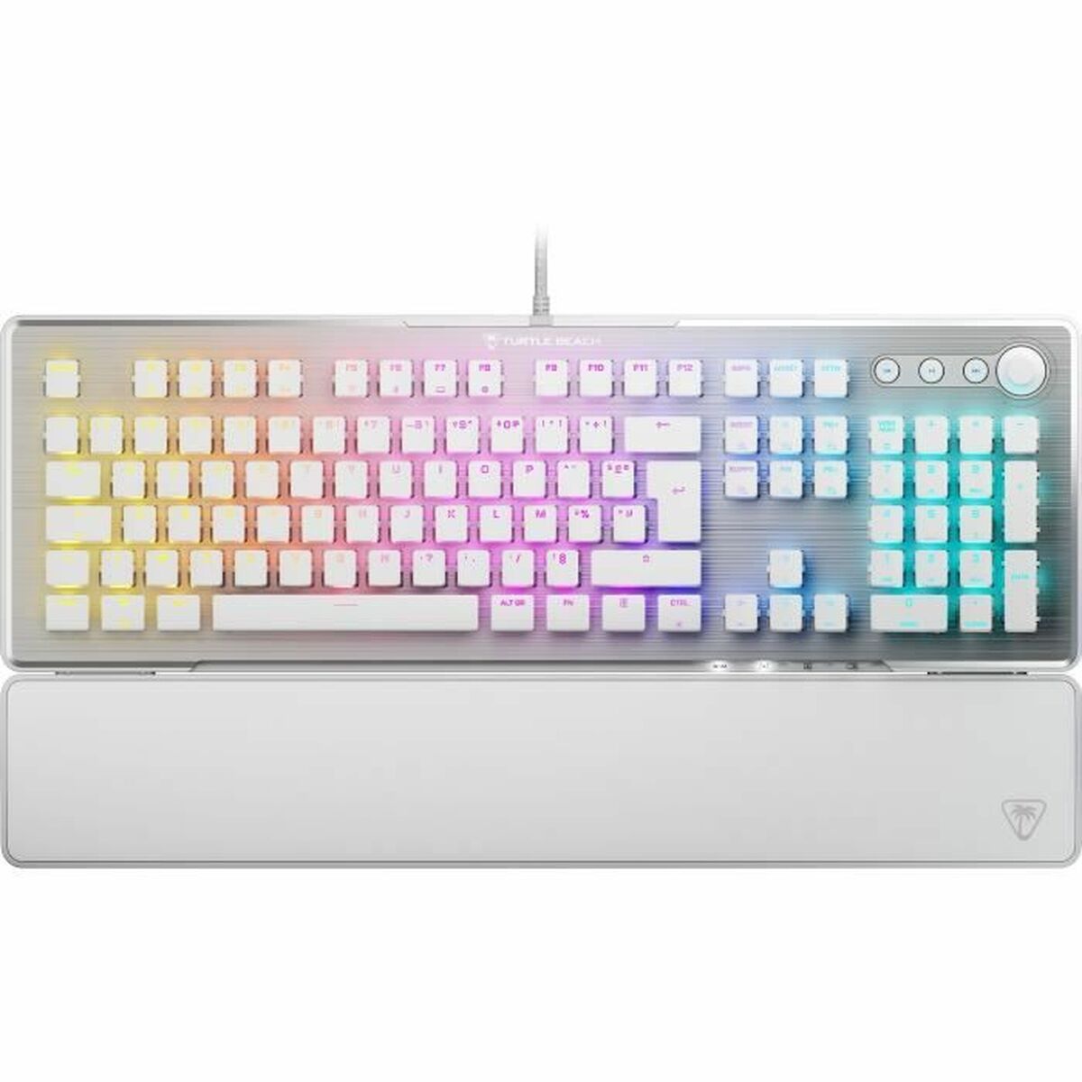 Teclado Turtle Beach Vulcan II Branco Azerty Francês