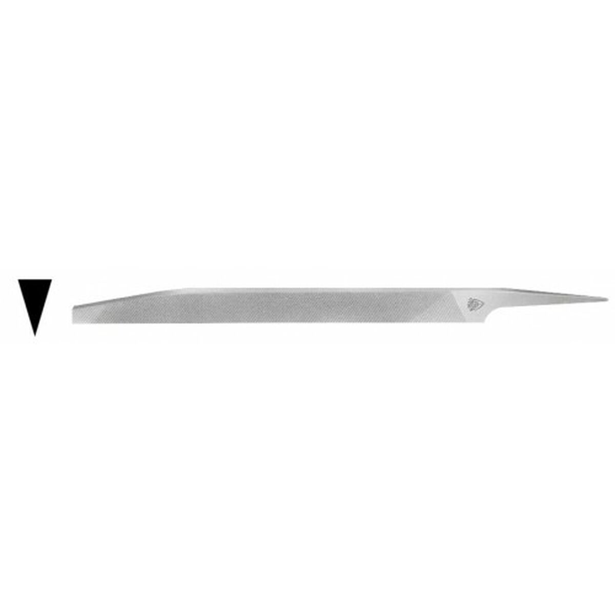 Lima plana ERIZO 10" Muito bem Triangular Faca