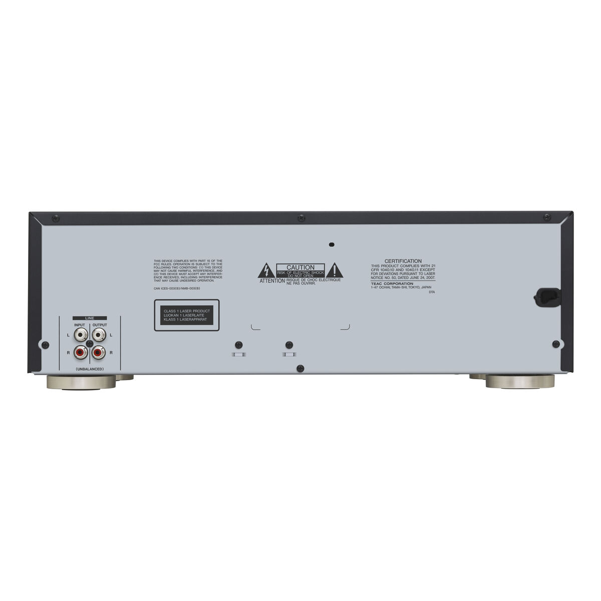 Rádio CD Teac AD-850-SE/B