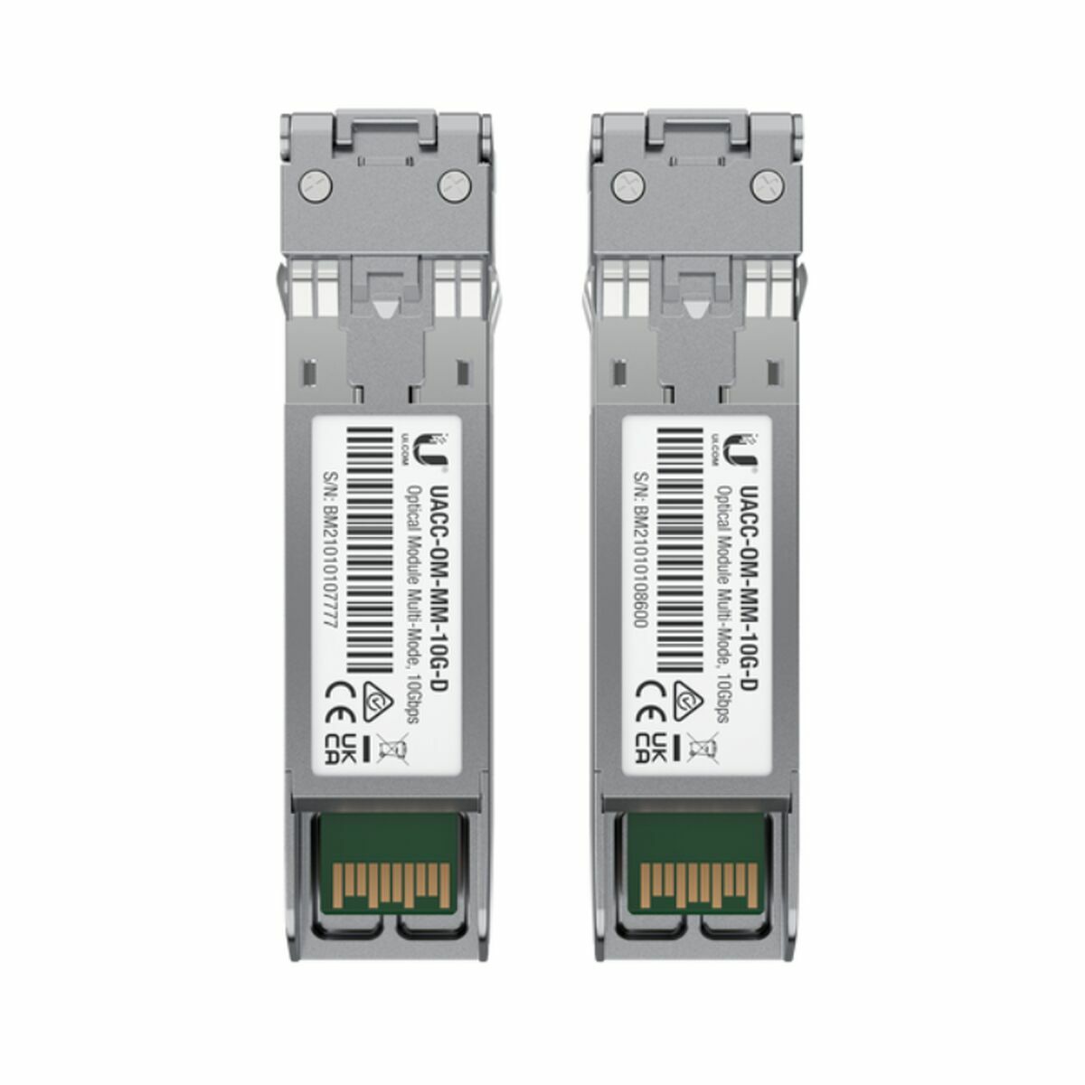 Módulo Fibra SFP MultiModo UBIQUITI UACC-OM-MM-10G-D-2 Prateado