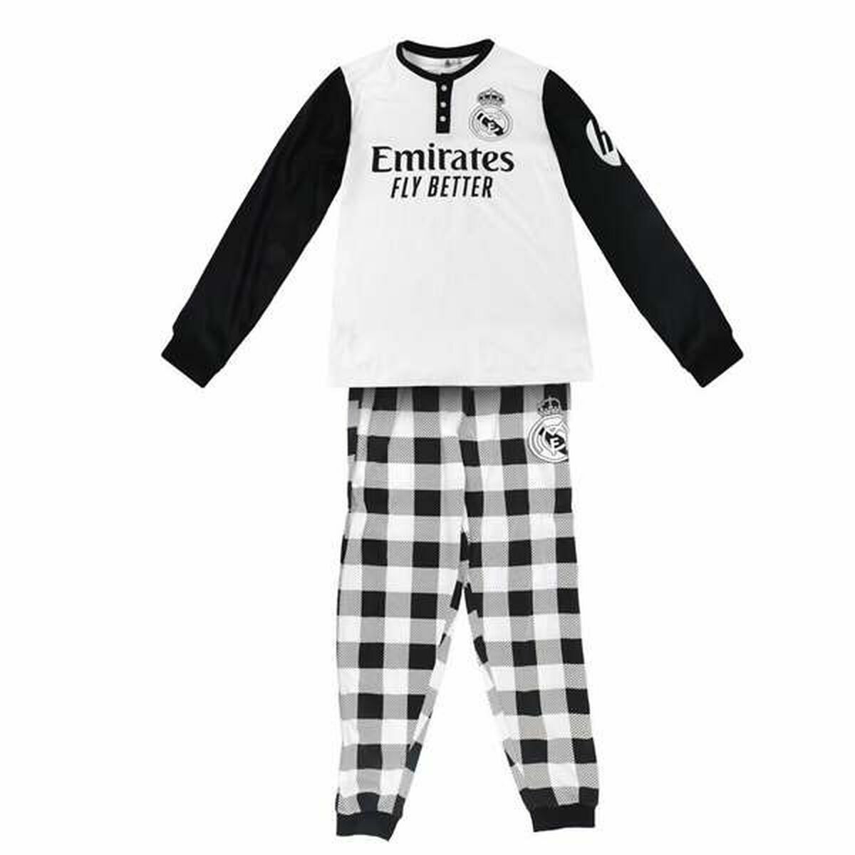 Pijama Infantil Real Madrid C.F. Branco