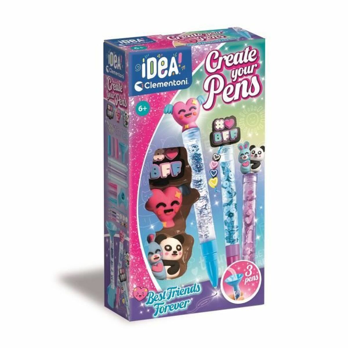 Desenha Imagens Clementoni Create your Pens Best Friends Multicolor
