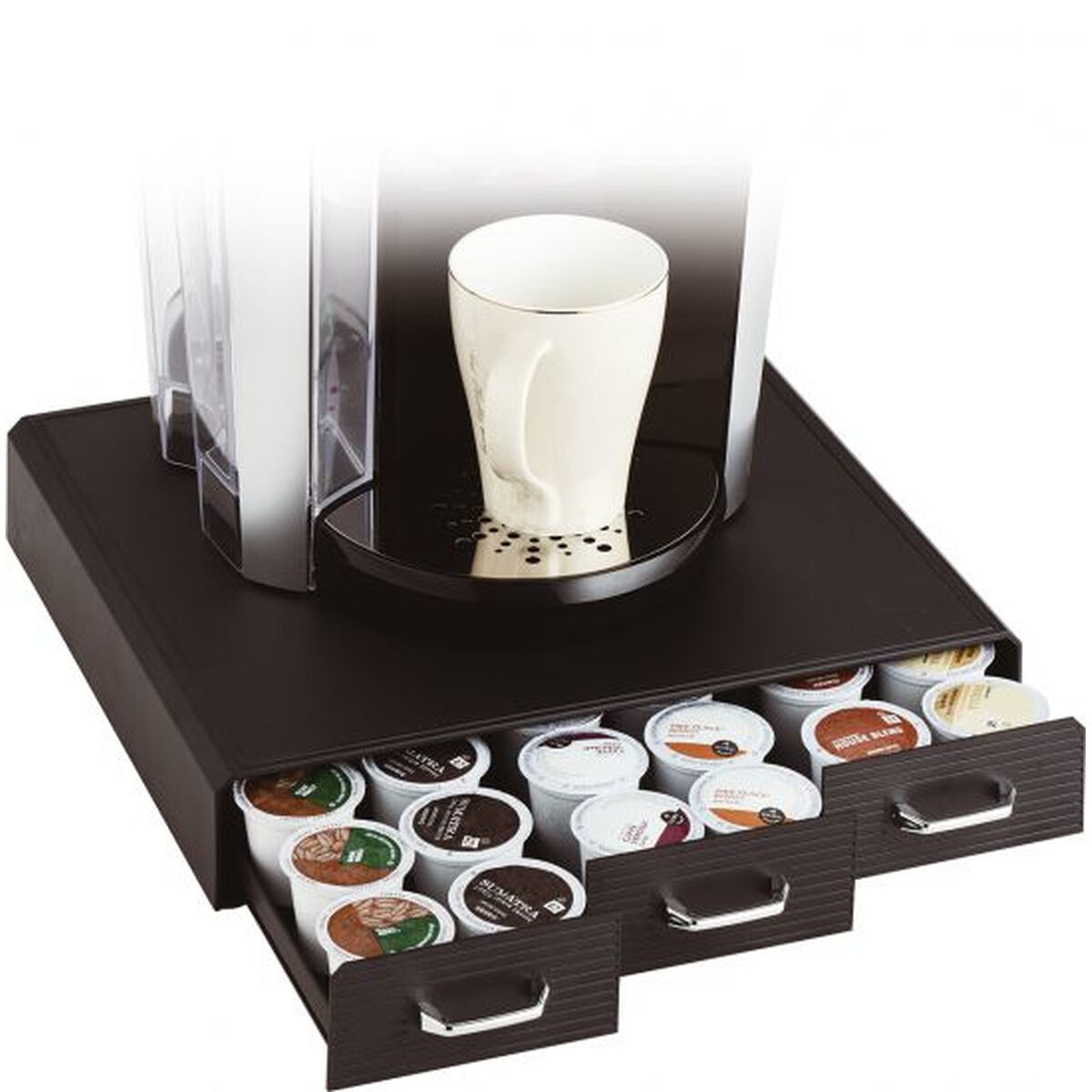 Organizador de Cápsulas de Café Archivo 2000 CD902 NE Preto poliestireno