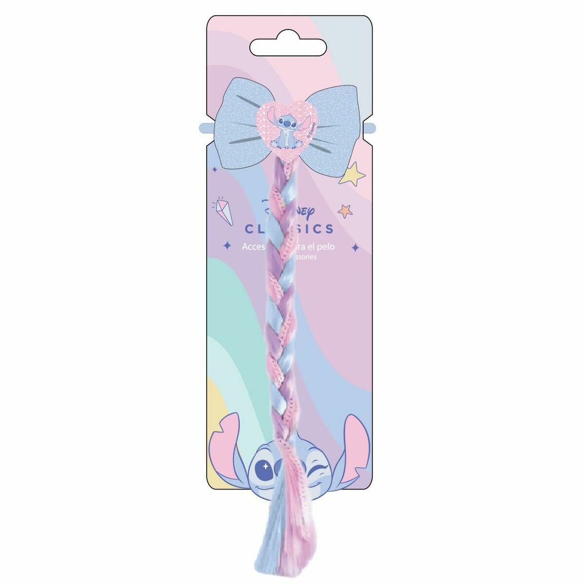 Ganchos para o Cabelo Stitch Azul