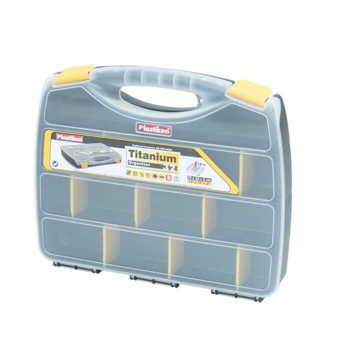 Organizador de Ferramentas Plastiken Titanium 80032 Plástico 32 x 26 x 5 cm