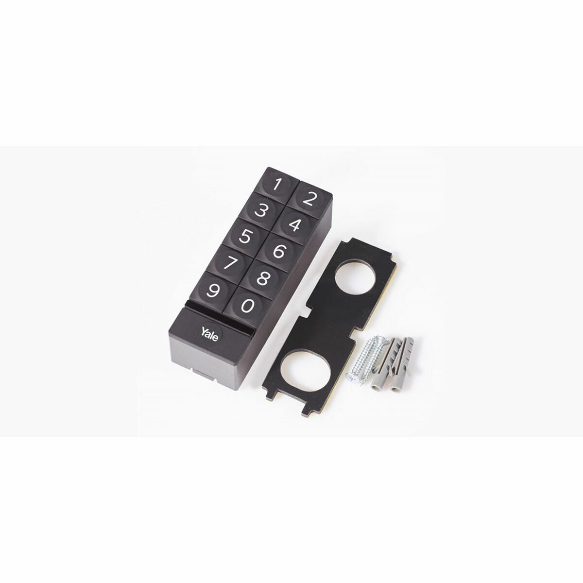 Cadeado com chave Yale 05/301000/BL Metal Plástico Retangular