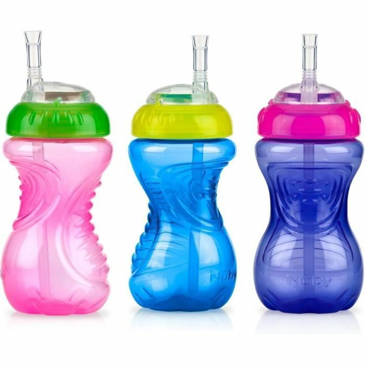 Copo de Aprendizagem Nûby Multicolor 300 ml 3 Peças
