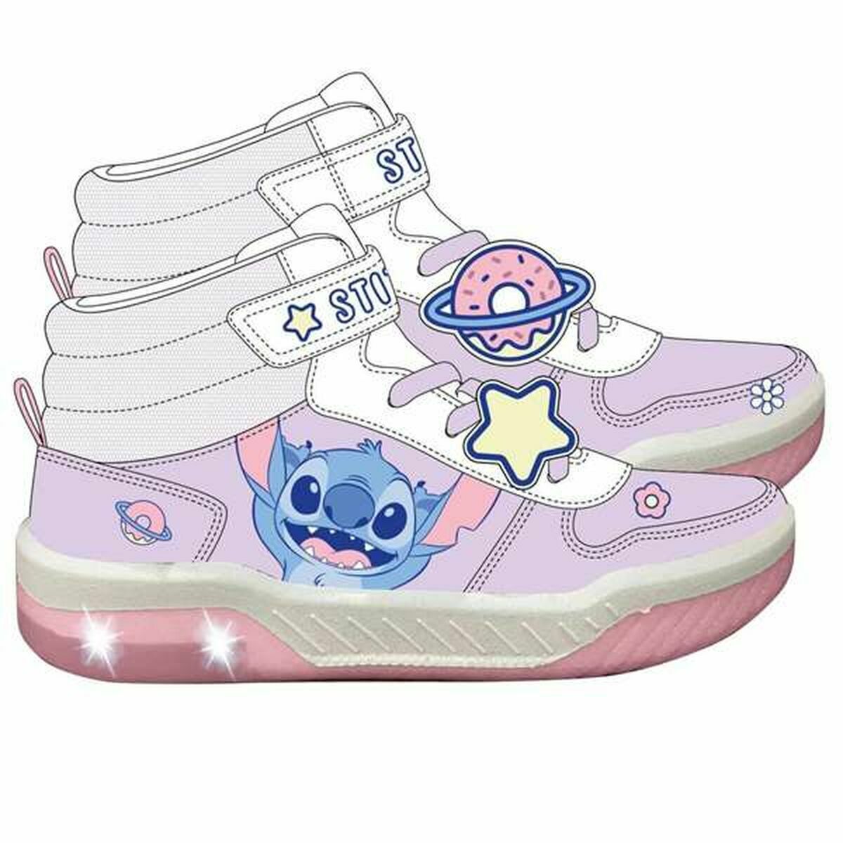 Sapatilhas de Desporto Infantis Stitch