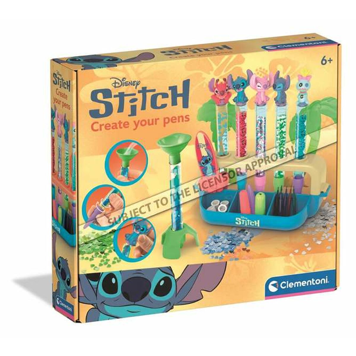 Caixa de Atividades para Colorir Stitch Multicolor