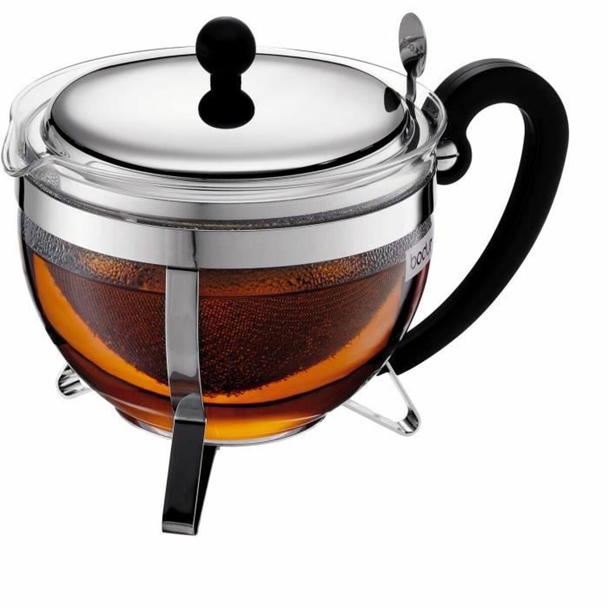 Bule Bodum CHAMBORD Cinzento Transparente 1,3 L 16,8 x 23,3 x 16,8 cm