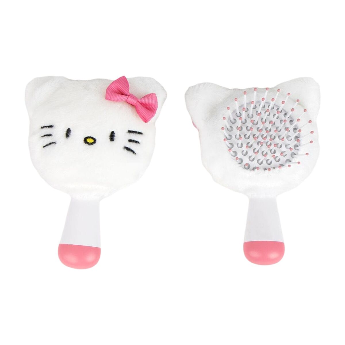 Escova Desembaraçante Hello Kitty Branco