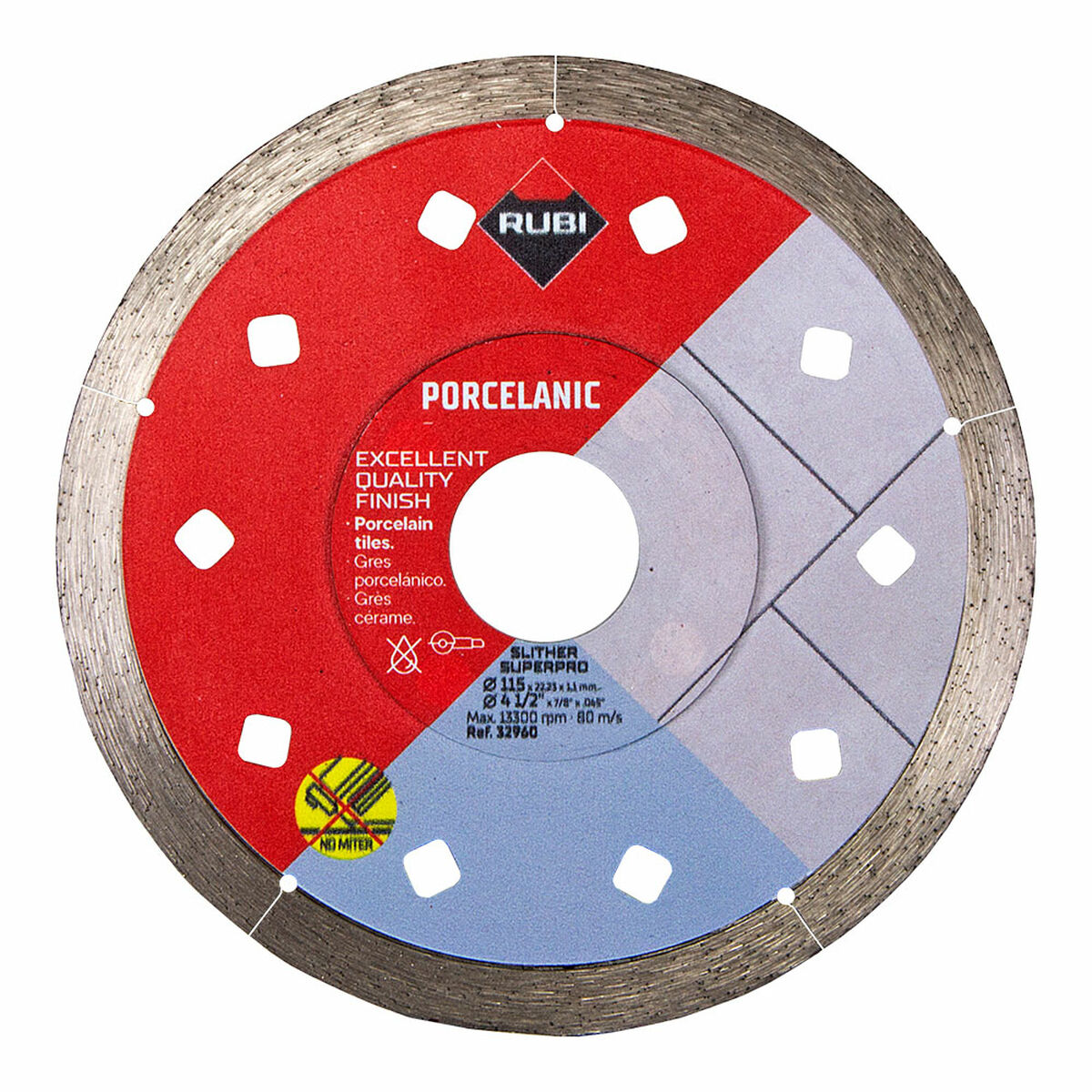 Disco de corte diamantado Rubi slither superpro Ø 115 mm