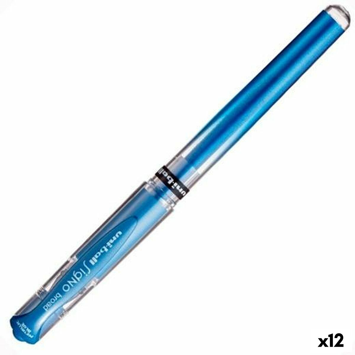 Esferográfica de gel Uni-Ball SIGNO BROAD Azul 1,0 mm (12 Unidades)