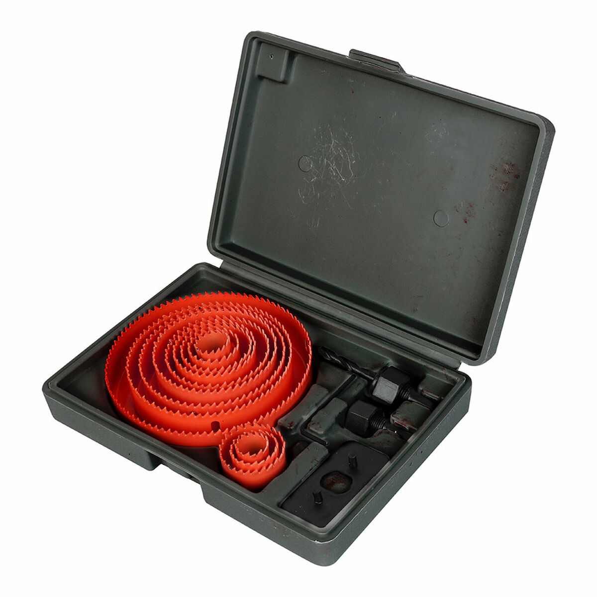 Serra de coroa Workpro 17 mm 30 mm Ø 32 mm Ø 51 mm Ø 10 mm Ø 38 mm Ø 13 mm Ø 22 mm Ø 44 mm 100 mm 130 mm 80 mm 90 mm 110 mm 70 m