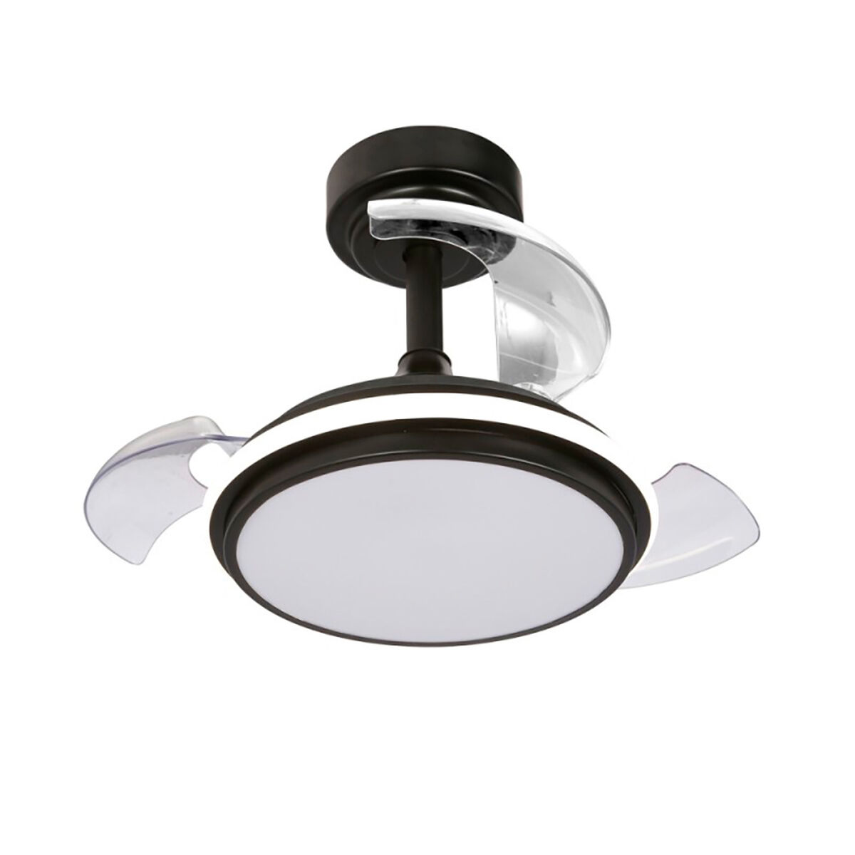 Ventilador de Teto com Luz CristalRecord Preto 35 W 1000 Lm (3000 K) (4000 K)