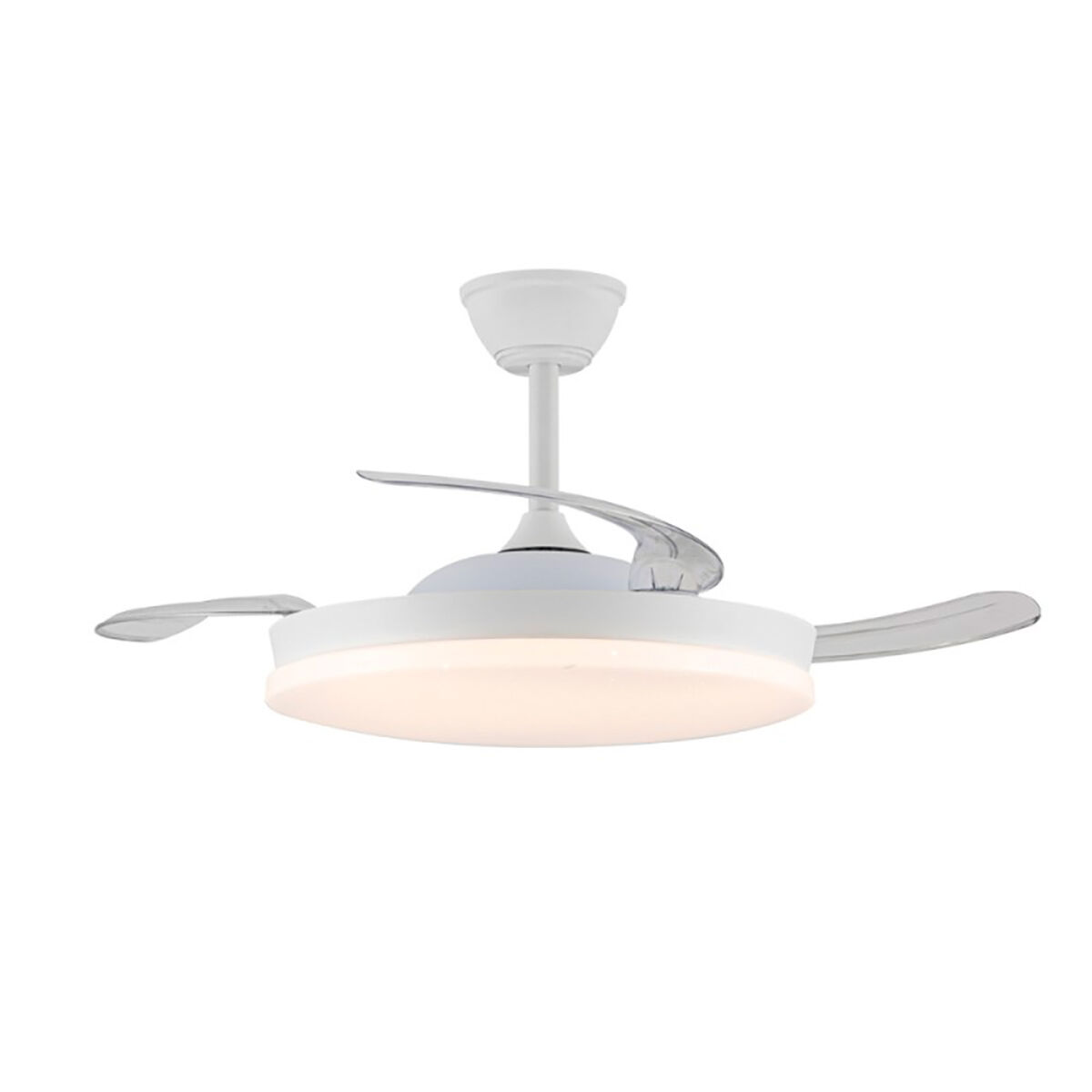Ventilador de Teto com Luz CristalRecord Branco 72 W (3000 K) (4000 K)