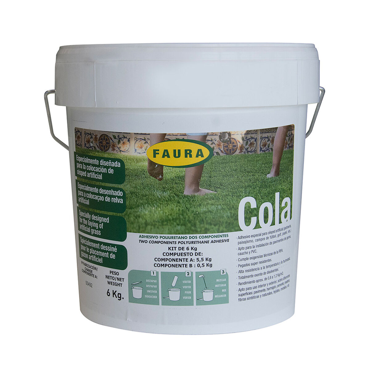 Cauda Faura 6 Kg Relva artificial