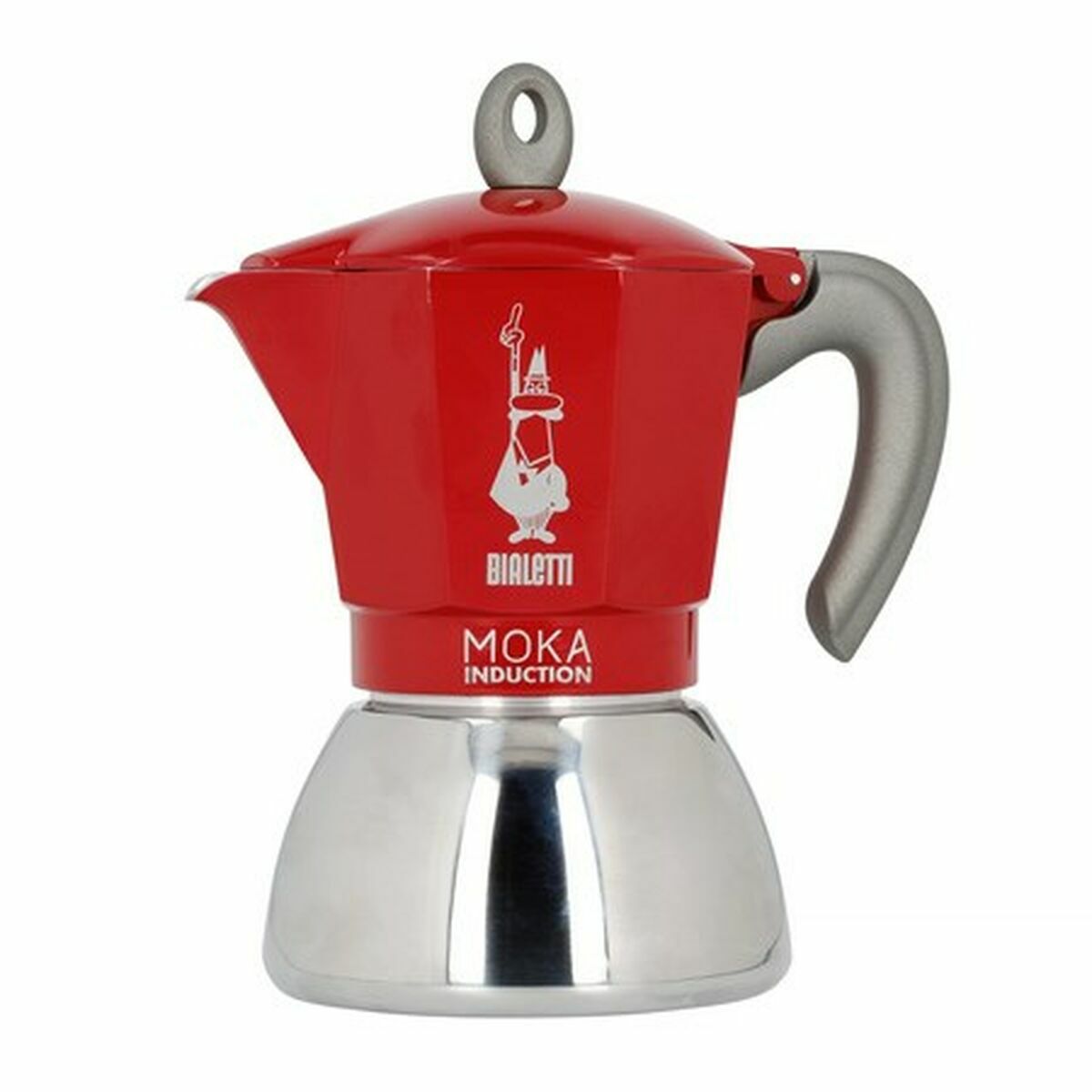 Cafeteira Italiana Bialetti NEW MOKA Vermelho Metal