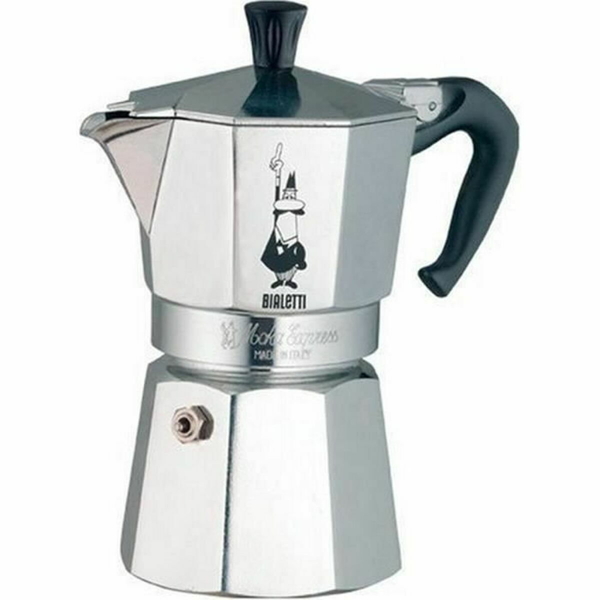 Cafeteira Italiana Bialetti MOKA Prateado Alumínio