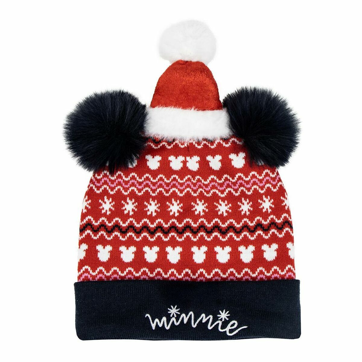 Boné Infantil Minnie Mouse Vermelho