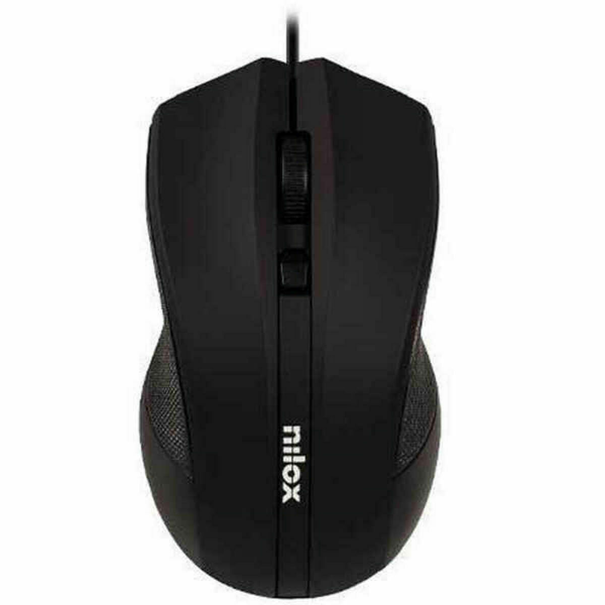 Rato Nilox MOUSB1002 Preto 1600 dpi