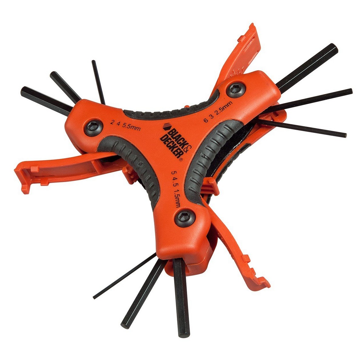 Chaves sextavadas dobráveis Black & Decker bdht0-71628