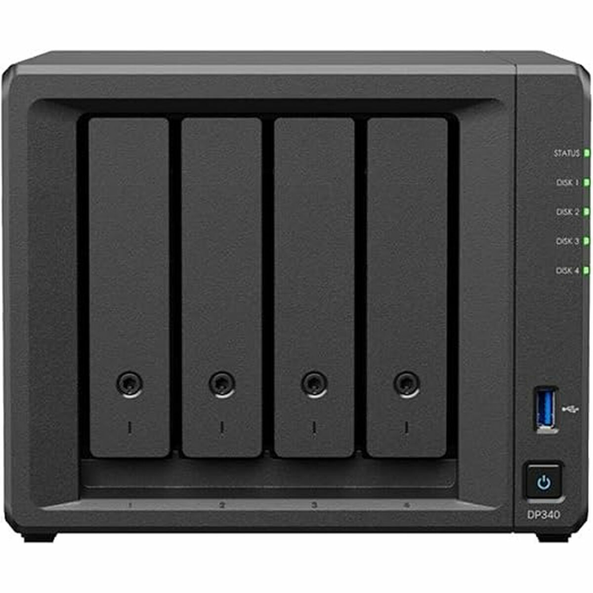 Armazenamanto em Rede NAS Synology ActiveProtect DP340 Preto AMD Ryzen R1600