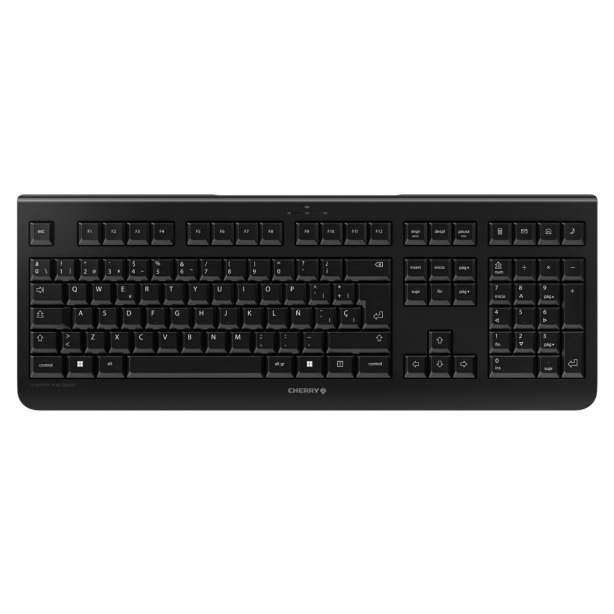 Teclado sem Fios Cherry JK-3000ES-2 Preto Qwerty espanhol