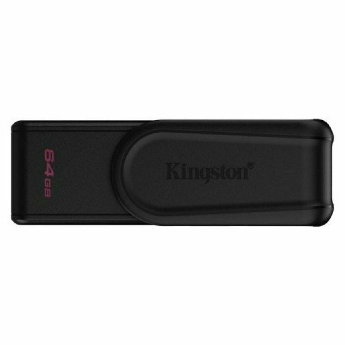 Memória USB Kingston DataTraveler Exodia S 64 GB Preto