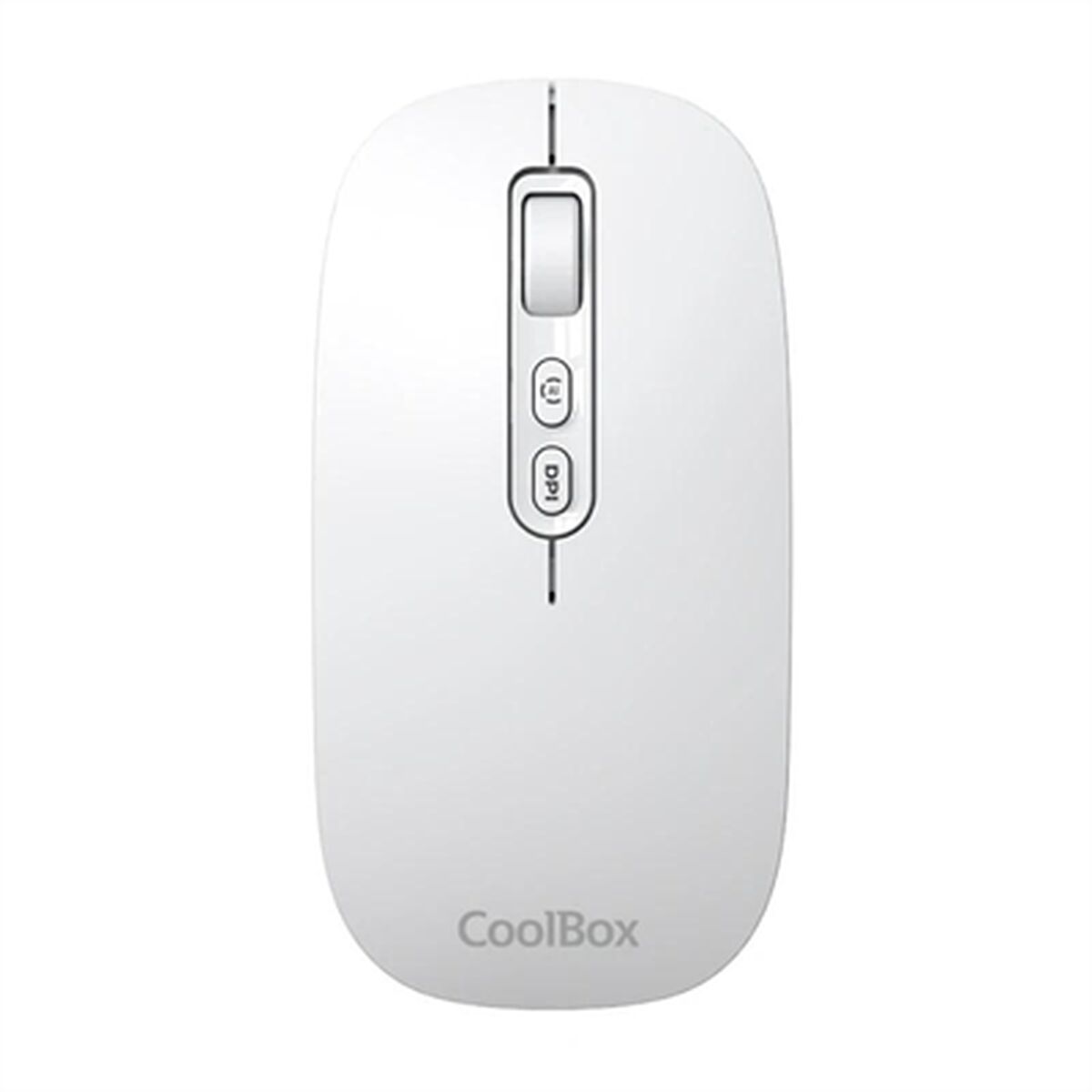 Rato sem Fios CoolBox Ratón W02-IA Branco Cinzento 1600 dpi