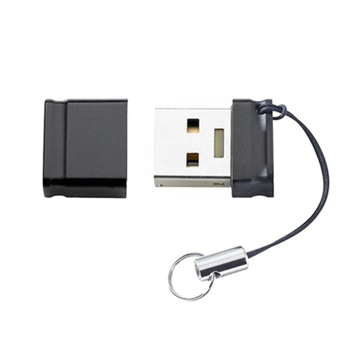 Memória USB INTENSO Slim Line 128 GB Preto