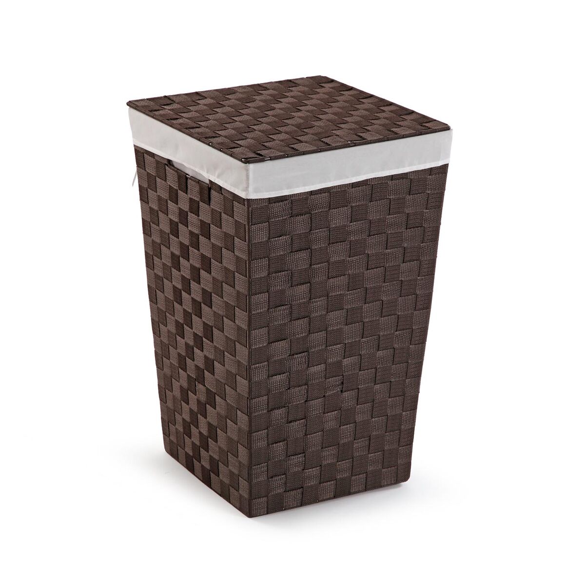 Cesto de Roupa Suja Versa Poliéster Metal Polipropileno 33 x 52 x 33 cm