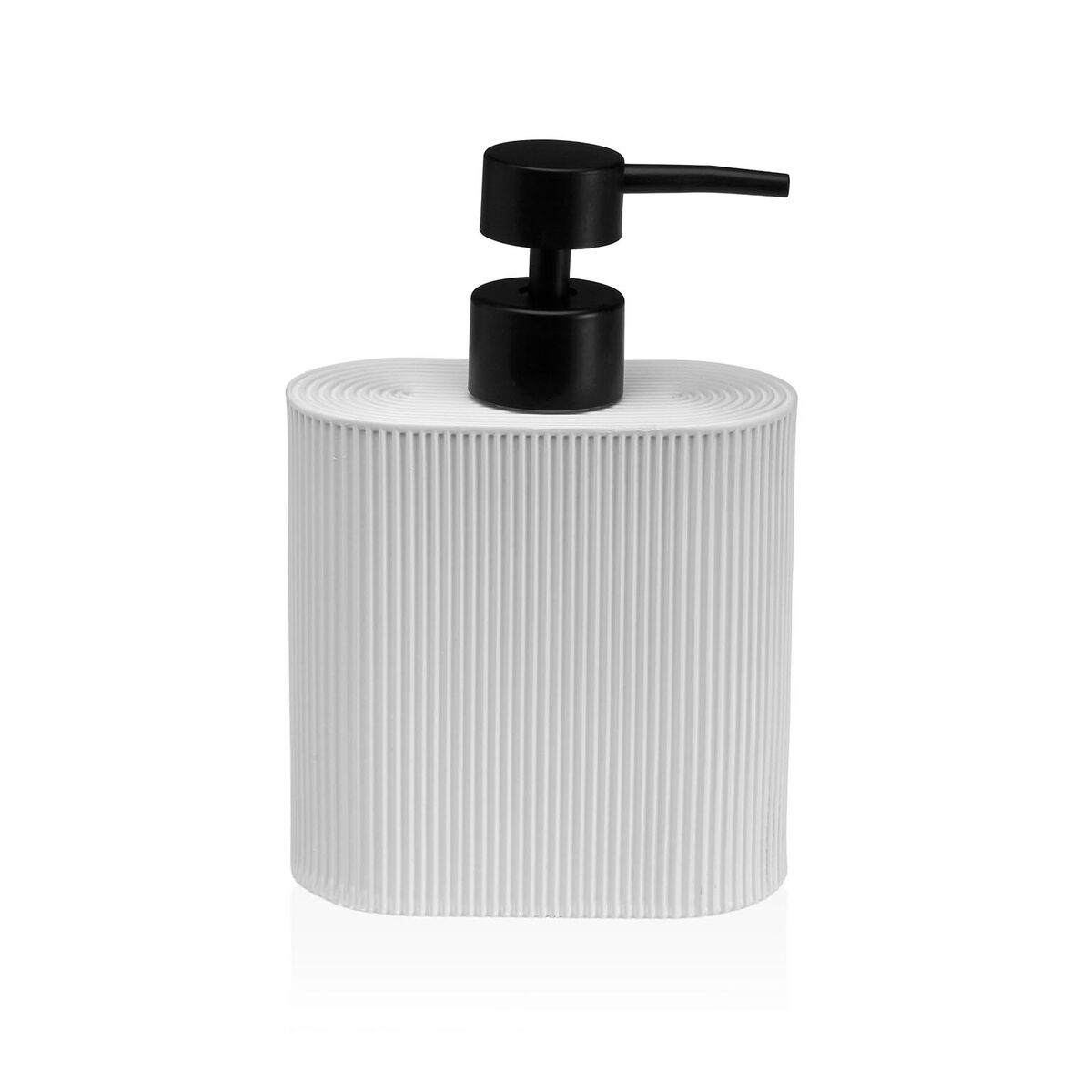 Dispensador de Sabão Versa Branco Resina ABS 5,5 X 17 X 11 CM