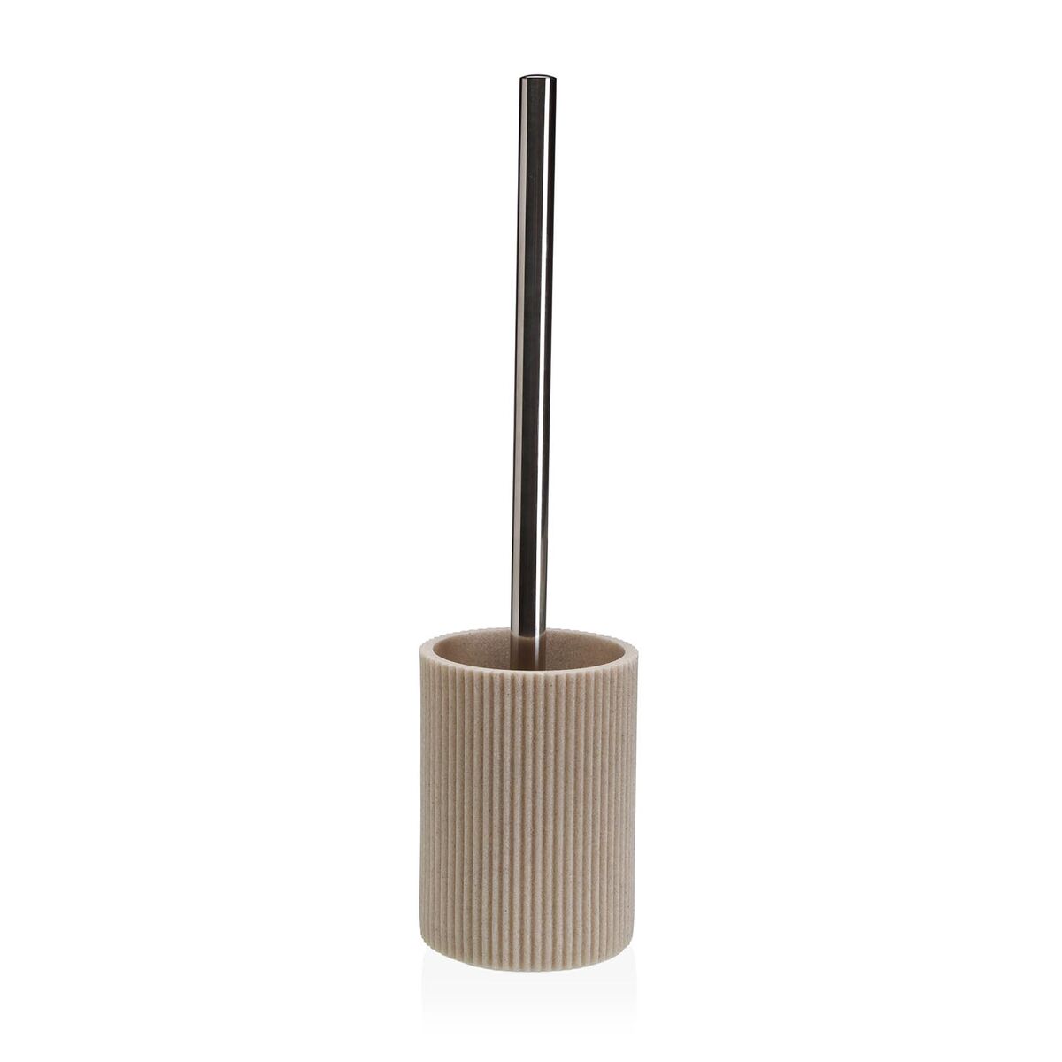 Piaçaba Versa Bege Resina Aço 9,4 x 37 x 9,4 cm
