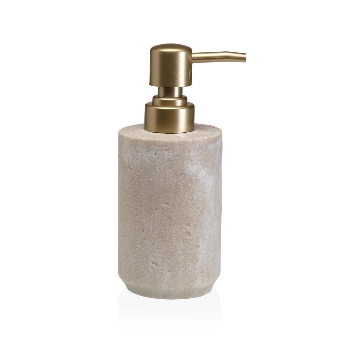 Dispensador de Sabão Versa Inle Branco Resina 7 x 17,5 x 7 cm