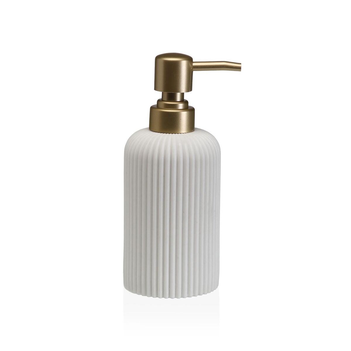 Dispensador de Sabão Versa Tahoe Branco Resina 7 x 17,5 x 7 cm