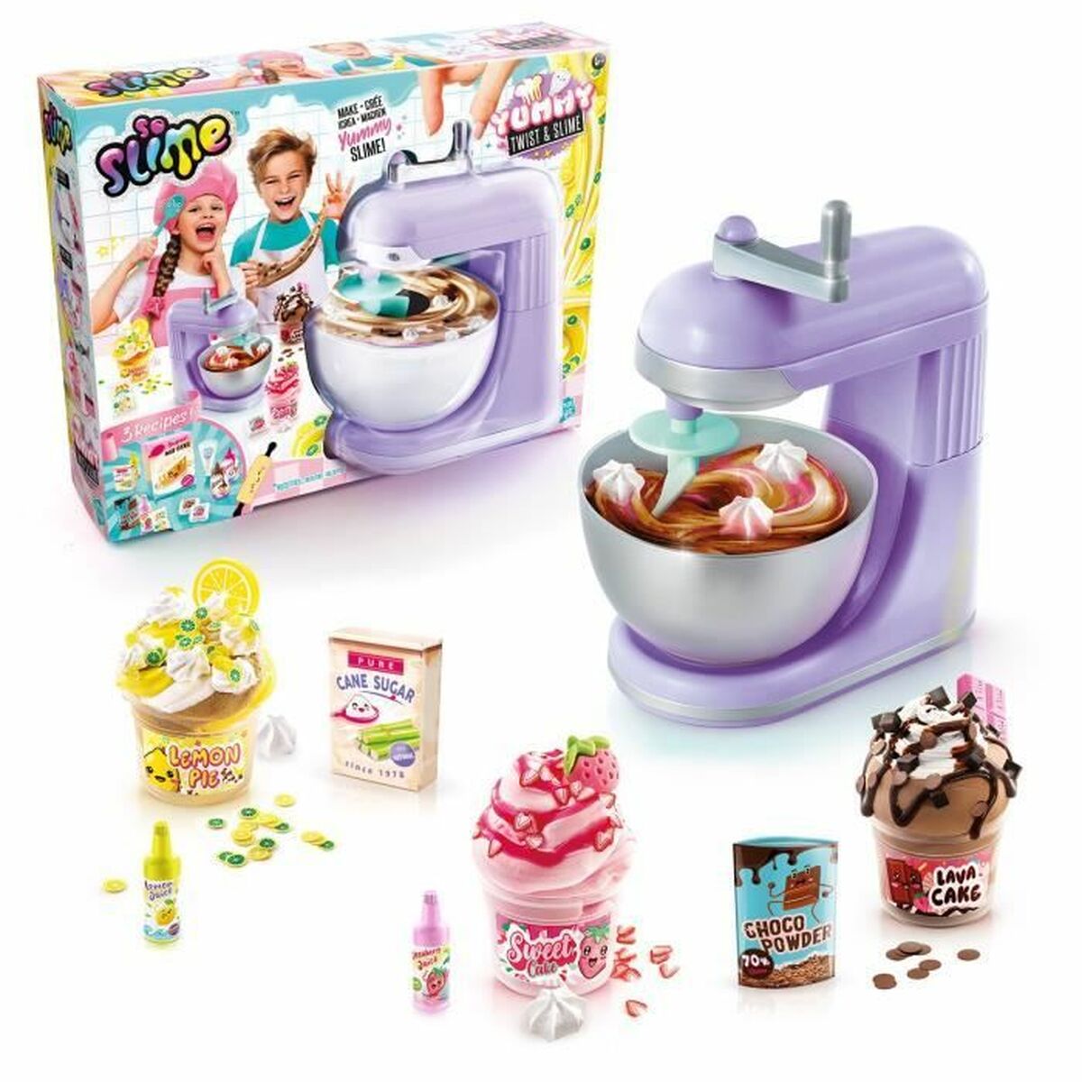 Jogo de Plasticina Canal Toys Slime Yummy
