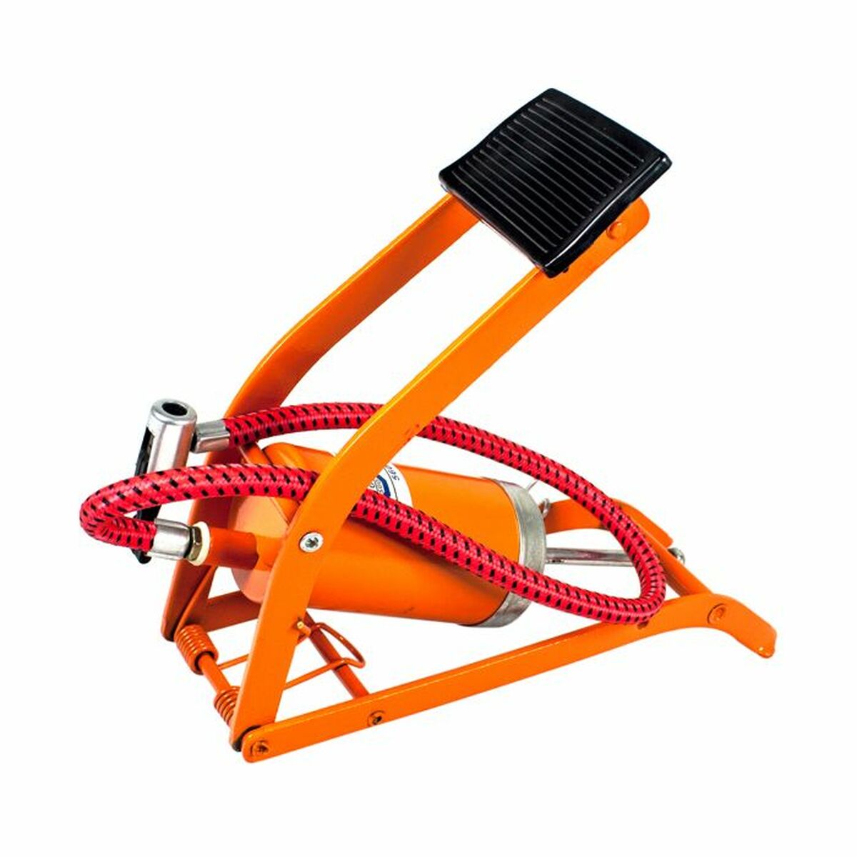Bomba de Ar de Pé Precision Steel Laranja