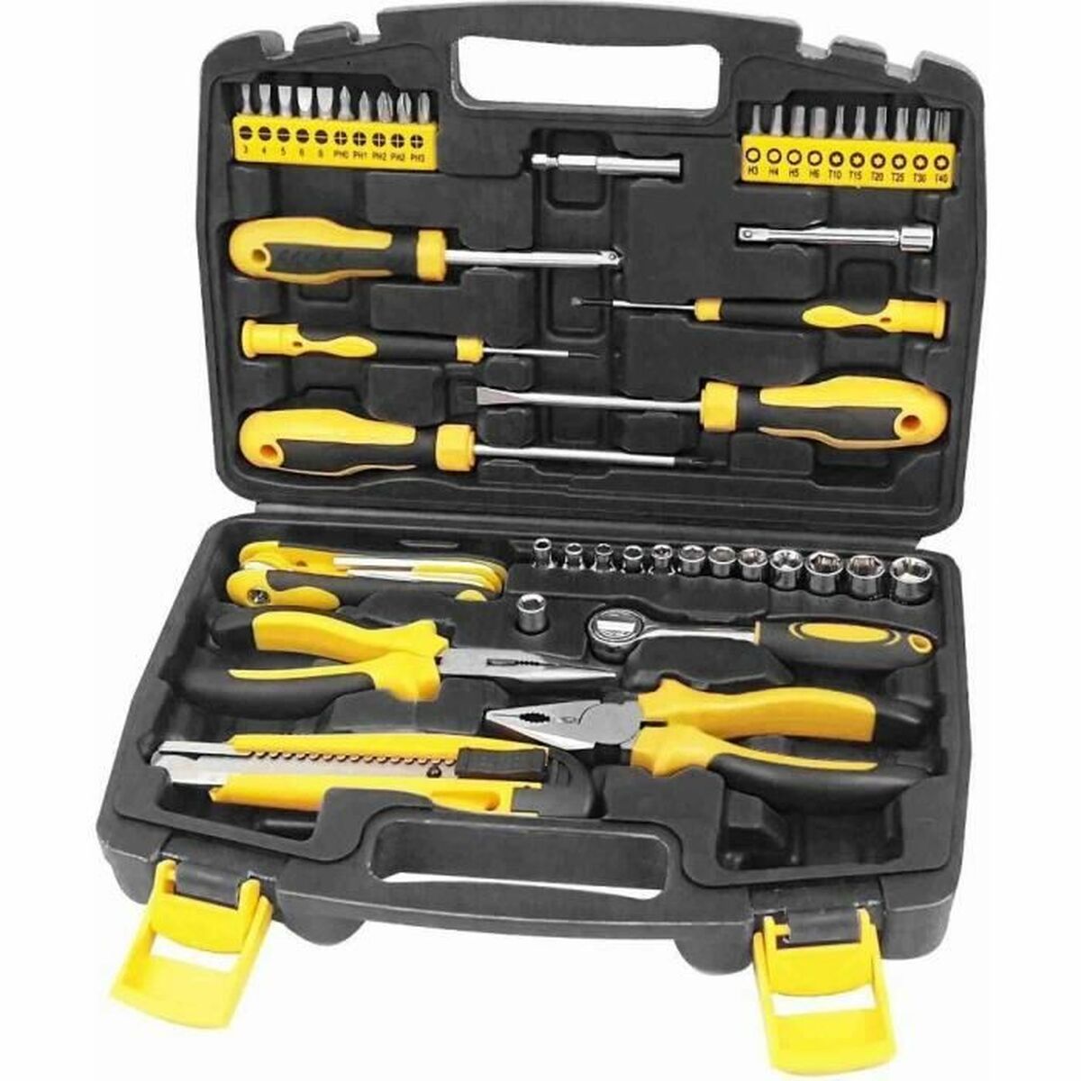 Caixa de Ferramentas Fieldmann FDG 5015-51R 31 x 7 x 21 cm 51 Peças