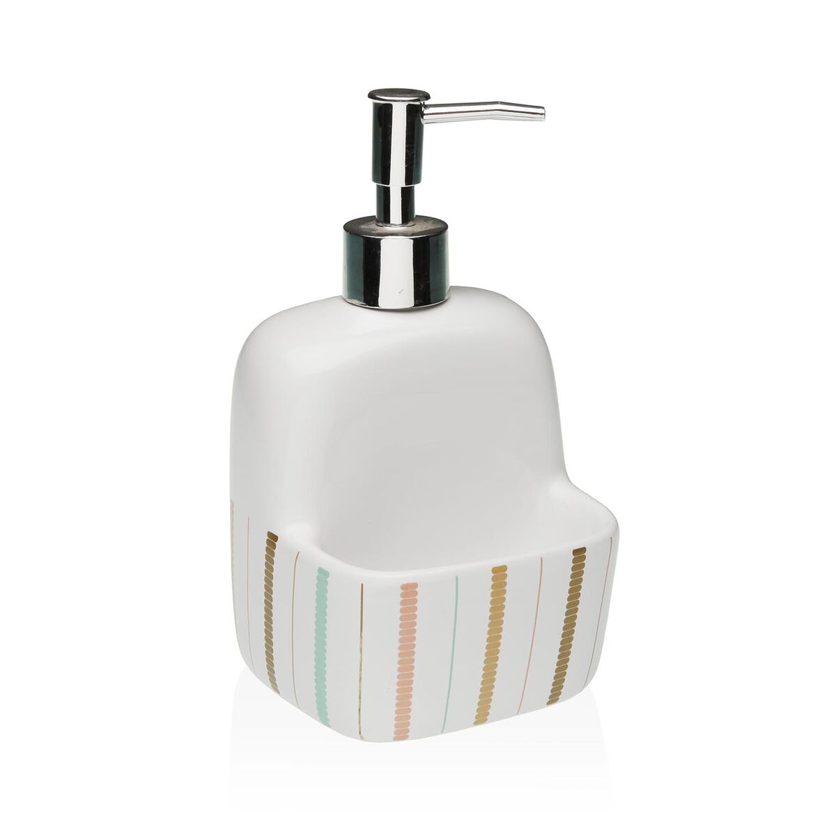 Dispensador de Sabão Versa Flint Cerâmica 9,4 x 17,8 x 10,5 cm