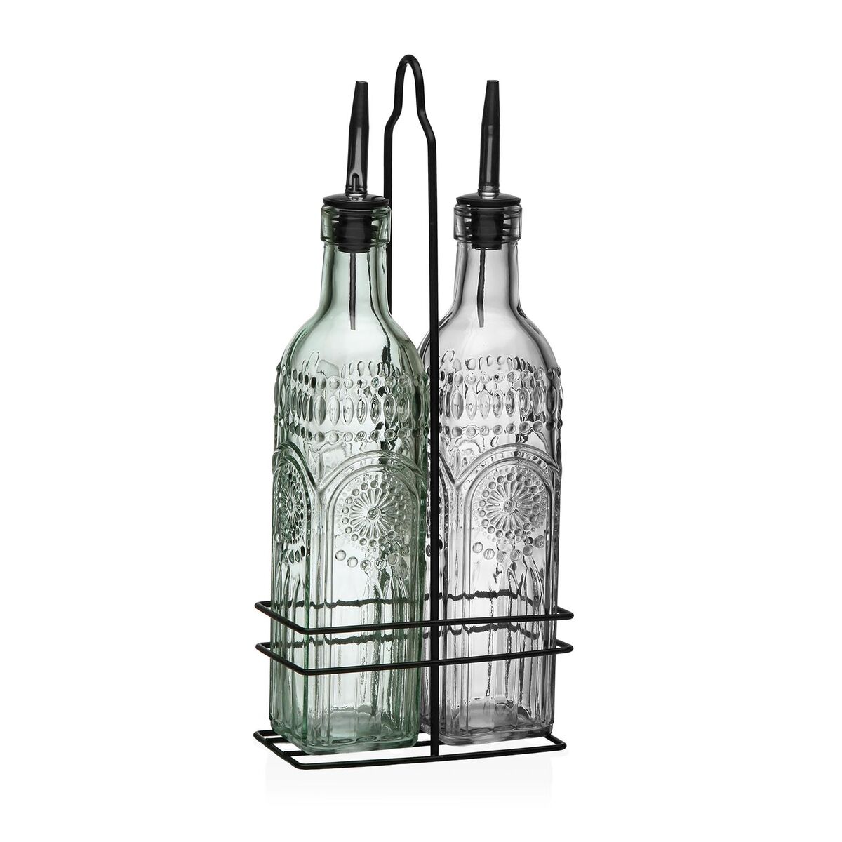 Galheteiro Versa Metal Vidro 500 ml 7,2 X 32,5 X 13,7 CM