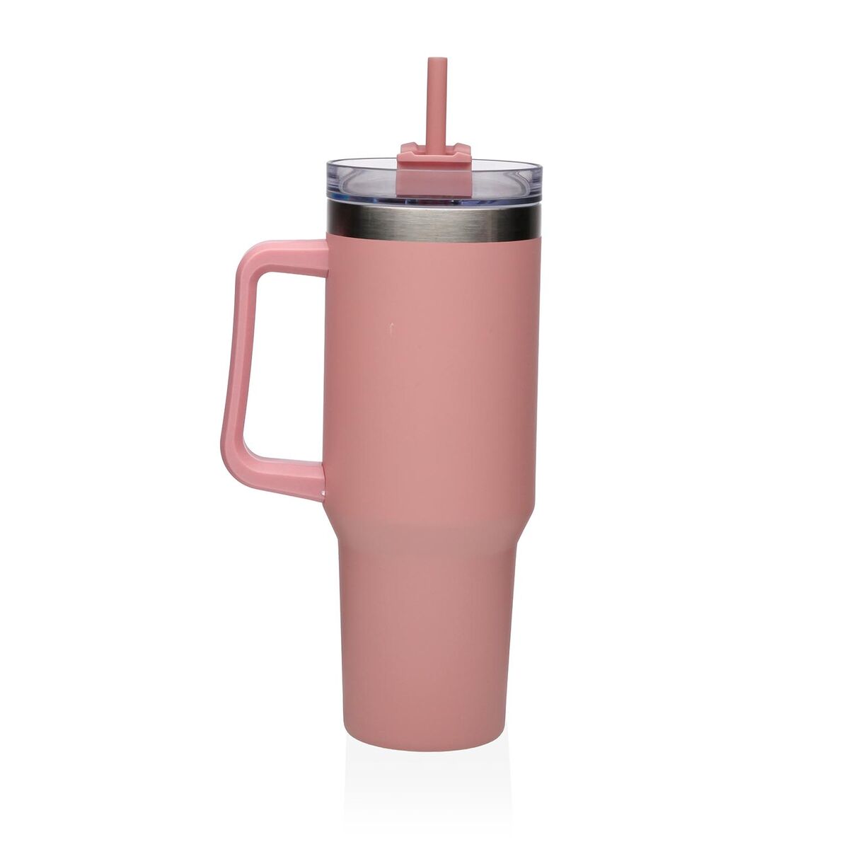 Caneca Térmica com Tampa Versa Cor de Rosa