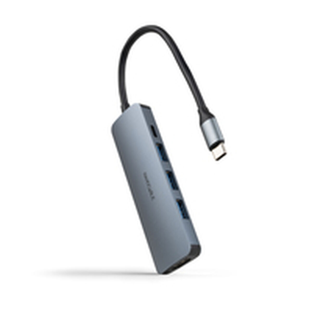 Hub USB NANOCABLE Nanocable Hub USB-C 3xUSB-A+HDMI+USB-C PD Cinzento 18 cm