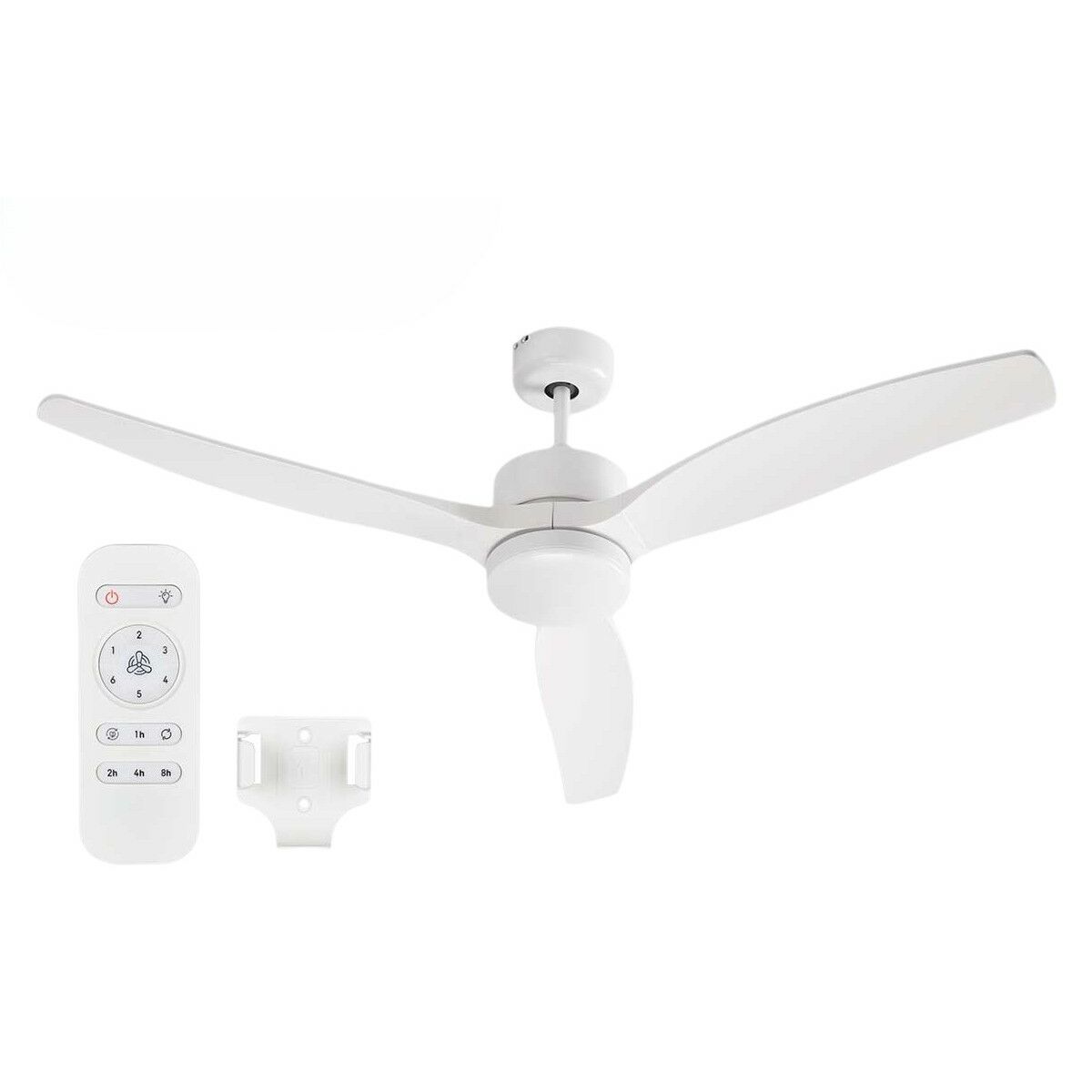 Ventilador de Teto com Luz Argon Branco 40 W Ø 132 cm