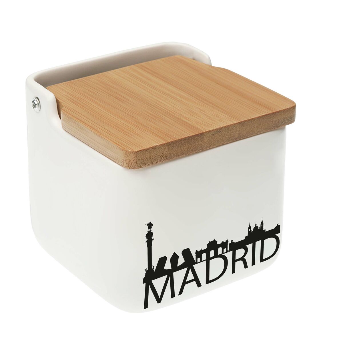 Saleiro e Pimenteiro Versa Madrid Cerâmica 12,2 x 11,5 x 12,2 cm