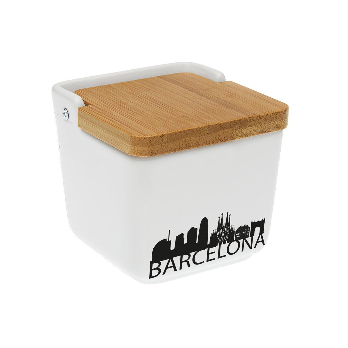 Saleiro e Pimenteiro Versa Barcelona Cerâmica 8,8 x 8,5 x 8,8 cm