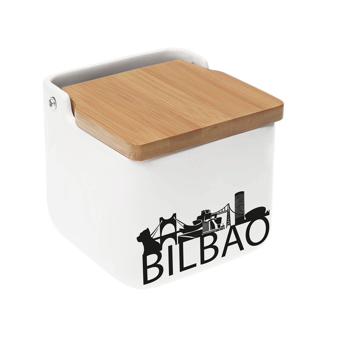 Saleiro e Pimenteiro Versa Bilbao Cerâmica 12,2 x 11,5 x 12,2 cm