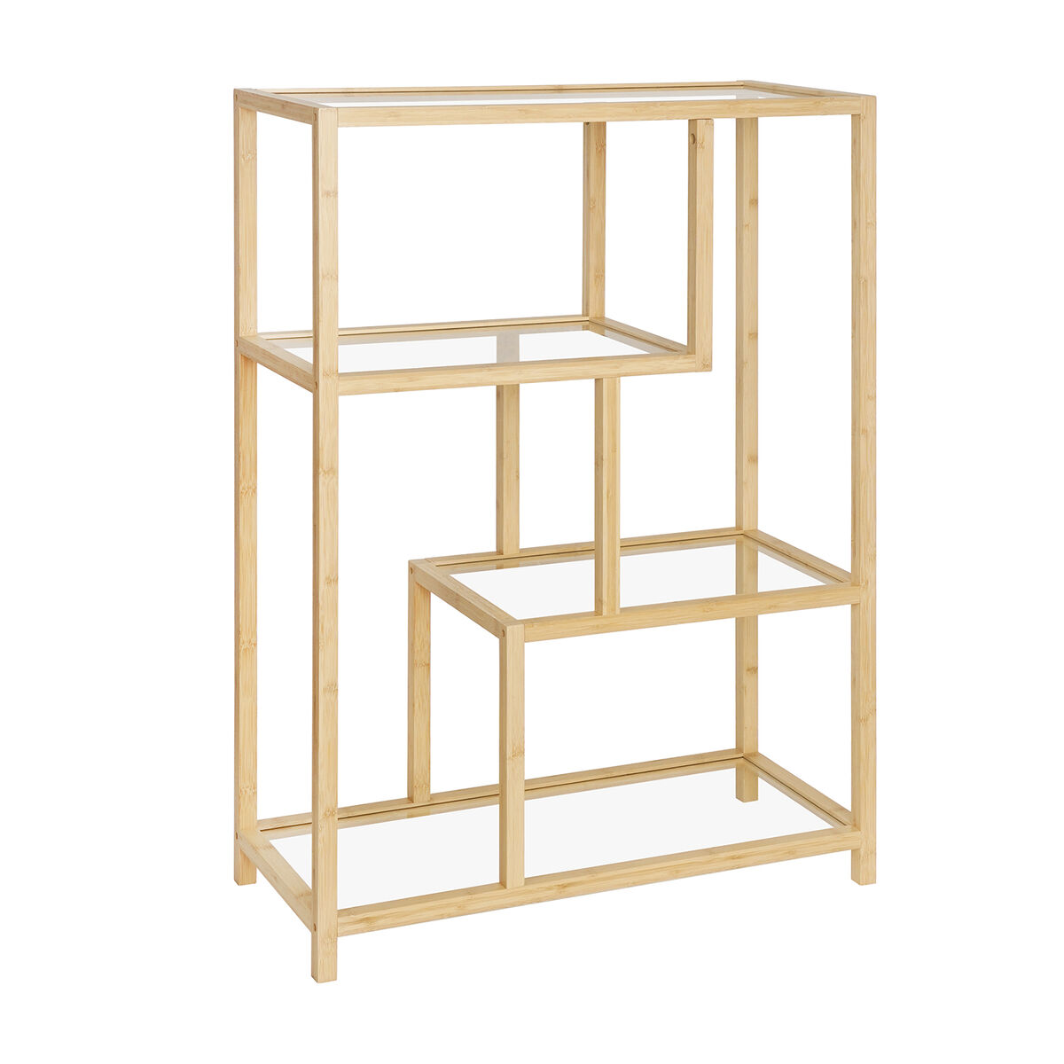 Estantes Versa Bambu Cristal 33,8 X 111 X 77 CM